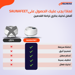 SaunaFeet | حمام البخار المريح للقدمين